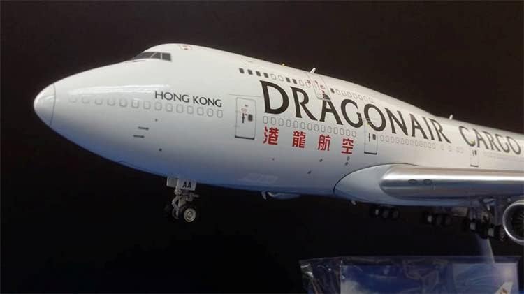 Jfox Dragonair Cargo para Boeing 747-300 B-Kaa com Stand Edição Limitada 1/200 Aeronave Diecast Modelo pré-construído
