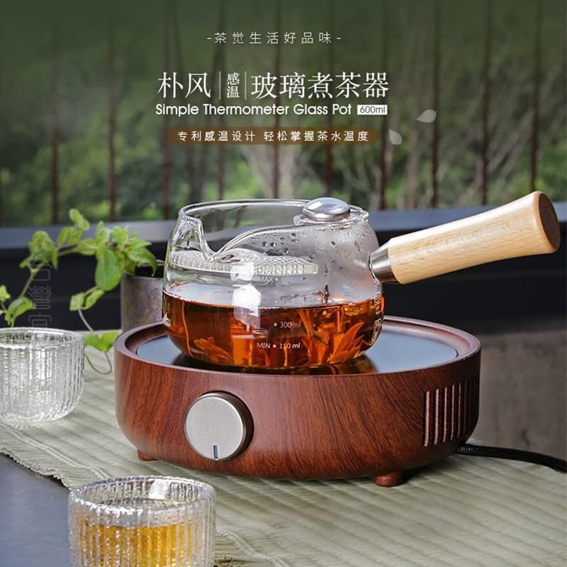 Taiwan Yilong Sensível à temperatura Filtro de vidro resistente ao calor Pequeno bule de cerveja cítrica verde Fazendo o conjunto