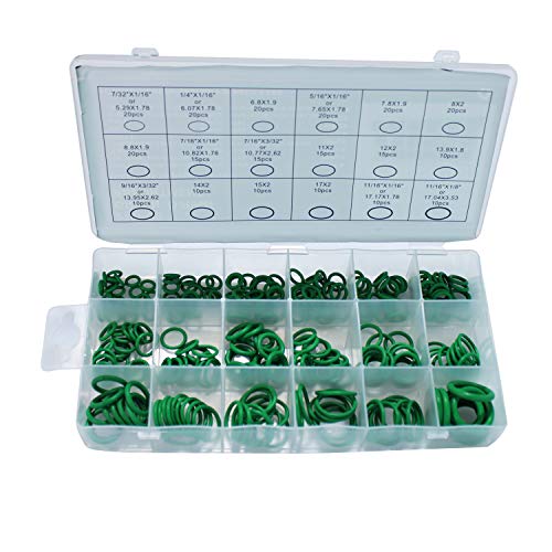 Kit de sortimento de borracha HFS O-ring Conjunto com estojo / sae e métrica / 270 peças pacote de variedade, combinação