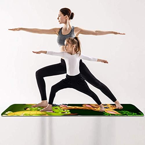 Siebzeh Animal Forest Premium grossa de ioga de ioga ecológica saúde e fitness non slip tapete para todos os tipos de ioga de exercício