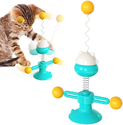 Aosui Cat Treat Toy ， Melhores brinquedos de gatos para gatos entediados ， Distribuidor de tratamento de gato ，