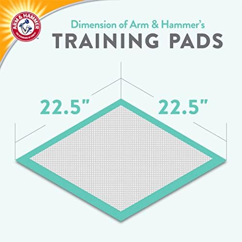 Arm & Hammer Green Tea Pet Training Pads | 200 almofadas de treinamento para cães com chá verde super absorvente e bicarbonato de bicarbonato
