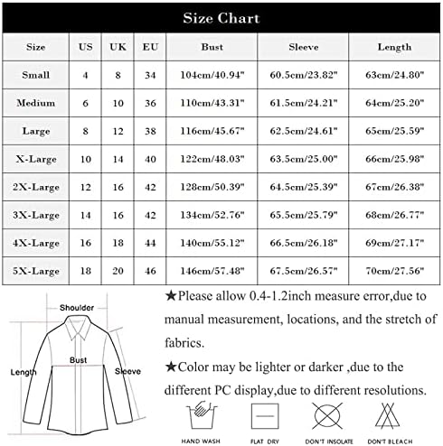 Camisetas de manga longa nokmopo para feminina impressão gráfica com trabalho de bolso o pescoço de casaco de roupa