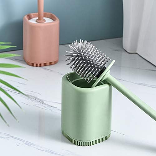 Cabilock Fashion Handle Long Handled Brush com urinária de banheiro Base Pravento macia Home Banheiro Acessórios de limpeza