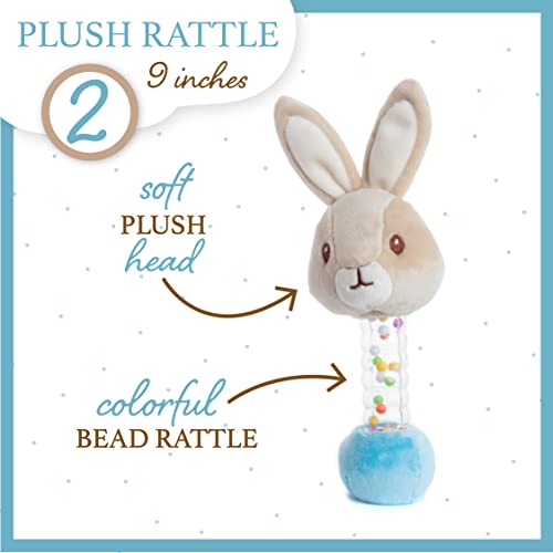 As crianças preferiram Beatrix Potter Peter Rabbit Gift Set com animais de pelúcia, chocalho e morto