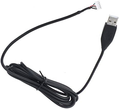 MOOKEENONE PVC Substituição Cabo de mouse USB para Logitech MX518 MX510 MX500 MX310 G1 G3 G400