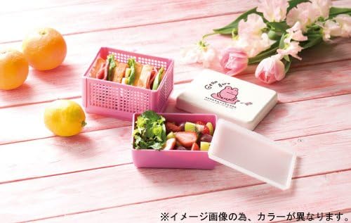 Lancheira Fukui Craft ZA-1182, feita no Japão, sanduíche e lanche de sobremesas, rosa