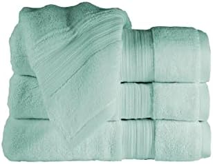 Toalhas de banho de luxo de Bennett e Shea de 4 peças, resistência ao odor, 27 x 54 toalhas anti-microbianas premium para banheiro, toalhas de banho seco altamente absorventes e rápidas, toalhas macias extra, Sahara Sun