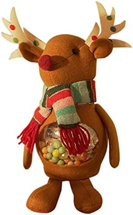 Jarra de cidas de Natal, jarra de neve de candidatos de Natal, pratos de doces de decoração de natal caixa de doces