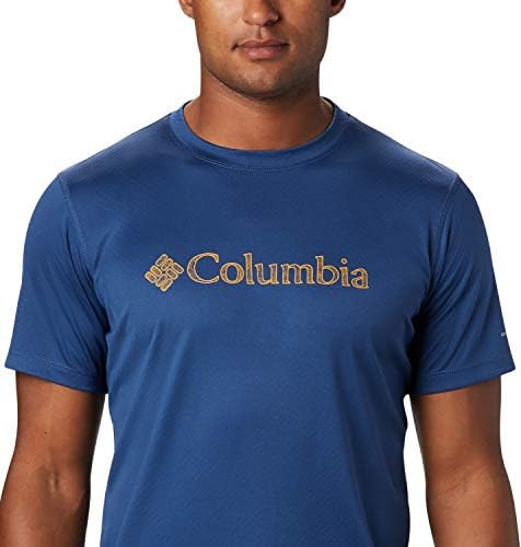 Camisa gráfica de manga curta masculina de Columbia masculina