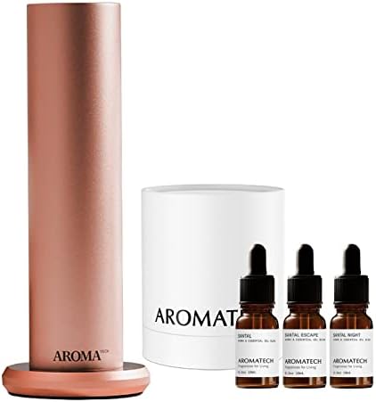 Aromini BT e o conjunto de presentes Santal Discovery | Aromini bt Nebulizing Difusão Tecnologia do difusor para aromaterapia
