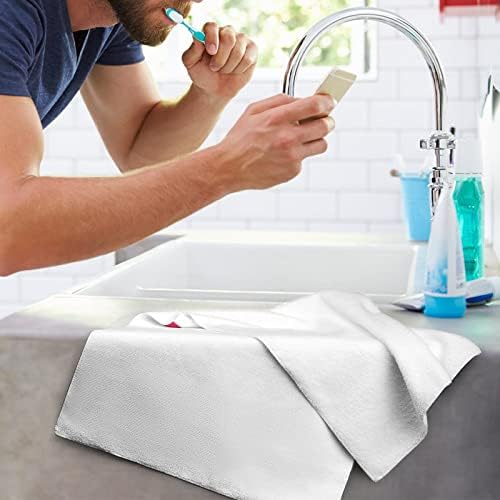 Bandeira das toalhas de mão Haiti Face e pano de lavagem corporal pano macio com fofos impressos para o banheiro Hotel de cozinha do banheiro