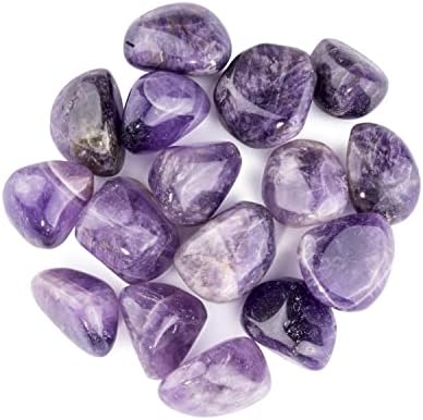 1 lb de ametista a granel caçou pedra cristalina | Pedra Polida Naturais-Grande-'' 1-1.2 '' Pedras tombadas Cristal