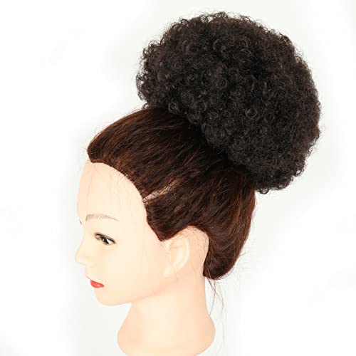 Hair de cabelo Afro Puff Drawstring Ponytail com clipes em extensões de cabelo para mulheres negras garotas meninas instantâneas