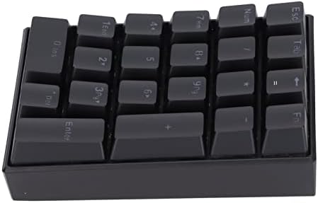 Teclado numérico, 21-Keys Mini Wired Teclado Number Pad, pisos de teclado de zagueiro de teclado