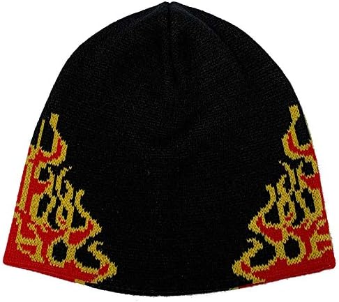 Couver Flame Fire Design de chapéu de chapéu de chapéu de chapéu de gorro sem punho