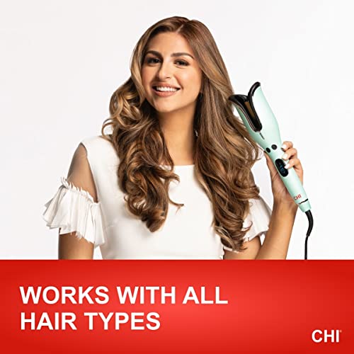 Chi Spin n Curl Edição Especial - Verde Mint. Ideal para cabelos na altura dos ombros entre 6-16 ”de polegadas.