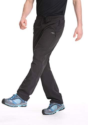 Trailside Supply Co. Mens Workout Athletic Pants for Sports Gym Travel - elástico, respirável