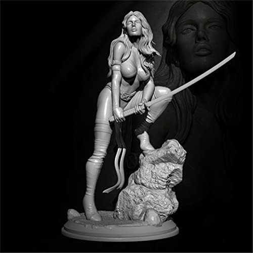 Goodmoel 75mm 1/24 FANTASY FEMAN FECILIDADE Soldier Resin Soldier Model Kit/Kit em miniatura sem montagem e sem pintura/TJ-5351