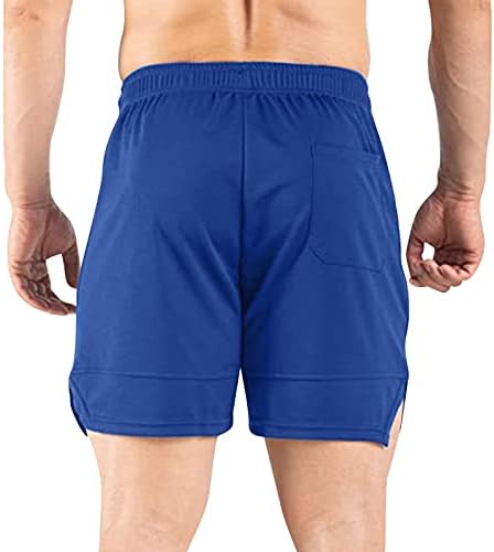Melhores shorts de levantamento de peso homens homens de cor sólida Casual Casual Chaução Esportes Esportes de Coloque com bolsos