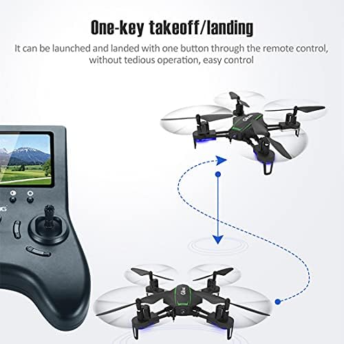 Xiaokeke Drone dobrável com câmera para adultos HD FPV Vídeo ao vivo, decolagem/pouso com um clique, altitude Hold,