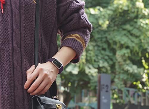[3 pacote] Bandas Slim Osber compatíveis para Fitbit Charge 5, pulseiras de substituição de silicone macias para homens