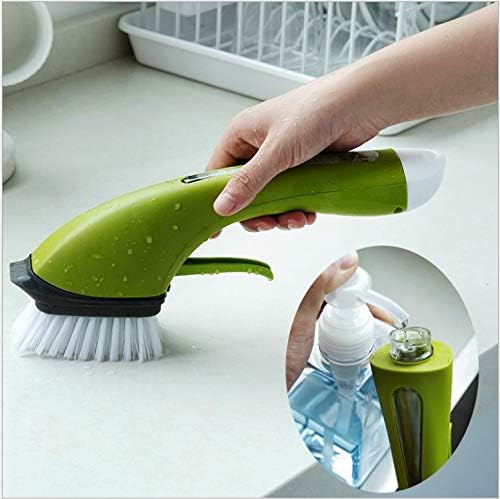 Topchances Long Handle Brush com escova de escova de escova de reposição para limpar o chuveiro de chuveiro Pia do chuveiro