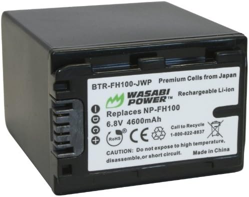 Bateria de energia Wasabi para a Sony NP-FH100