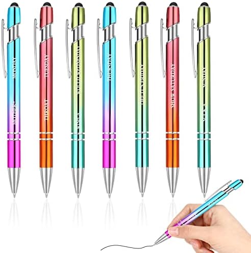 7 PCs juram canetas de palavras juram a palavra diária conjunto de canetas engraçadas Dias da semana para adultos cuss canetas