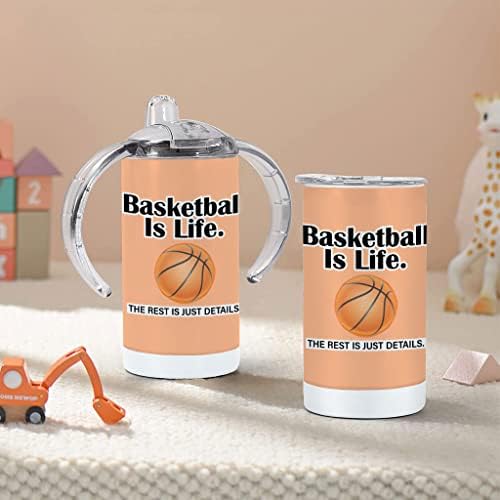 Basquete é Life Sippy Cup - Sport Baby Sippy Cup - Cool Gráfico Sippy Cup