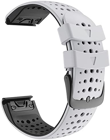 Adaara Sport Silicone Watch Band Strap para Garmin Fenix ​​7 6 6 Pro Fenix ​​5 Forerunner 935 945 EasyFit Redução rápida