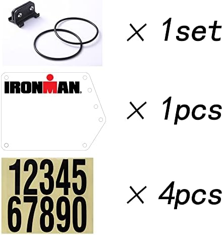 Números de bicicleta de bicicleta CESTBON Números de bicicleta de triatlo de placa montam para o assento pós -ciclismo Racing Numbert