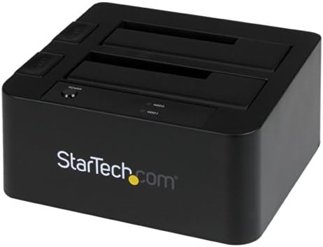 Startech.com Dual-Bay USB 3.0/ESATA para SATA DOCKING DOCKING Station, SATA I/II/III externo de 2,5/3,5 , SSD/HDD Poodking,