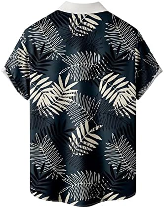 Camisas de treino de verão bmisegm para homens férias de verão masculino tendência de moda de praia lazer 3d pijama