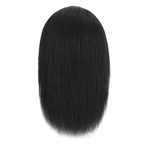 Rongfuhair Real Human Hair Manequin Head com Stand for Hairdresser Practice Braiding Styling Training Manikin