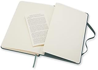 Notebook Classic Moleskine, capa dura, grande governado/forrado, Green da floresta, 240 páginas