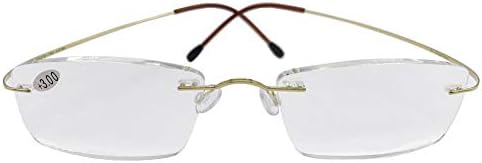 Yowanted puro titânio quadro de óculos de leitura magnética ultra-light para homens para homens dioptrias idosos presbitópicos