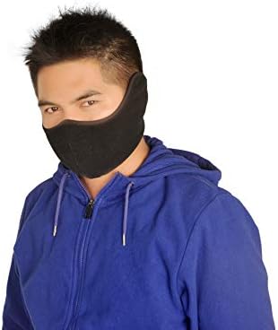 Máscara facial de inverno para homens mulheres lã à prova de vento da máscara facial com flapa de ouvido para esporte ao ar livre