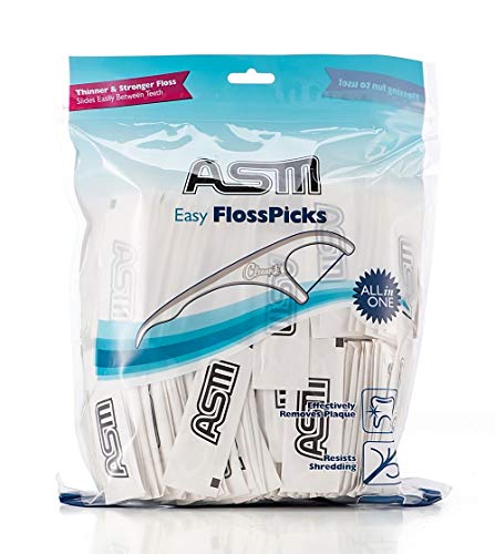 Floss Dental Floss ASM Picks Flossers embrulhados individualmente 350 contagem