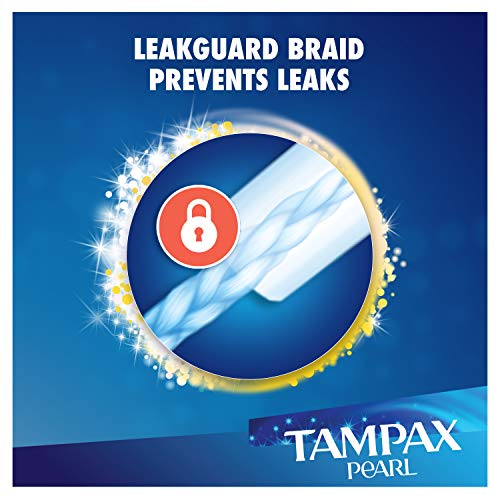 Tampax Pearl Advanced Grip Plastic Tampões UNSFEMS COMPENDADOS COMENTES, 96 CONTA