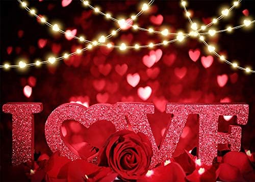 Rose Bokeh Glitter Romântico Dia dos Namorados Pastos de Photo Red Rose Love Fundamento de Flores Fundamento Para Casamento