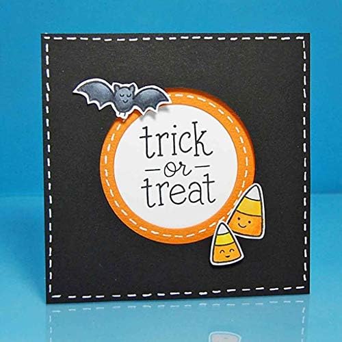 Lawn Fawn Trick ou Trat Clear Stamp and Die Conjunto - inclui um de um de carimbo LF554 & LF967 Die - pacote de 2