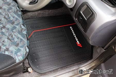 Plasticolor Elite 'Dodge' Automotive Floor Tapete, preto