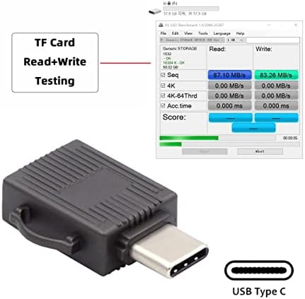 CY USB 3.1 Tipo C USB-C para Micro SD SDXC TF CARDE Adaptador 5Gbps para laptop & tablet e telefone