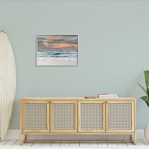 Stuell Industries Nubly Morning Red Sky Beach Horizon, Design de Tara Moss