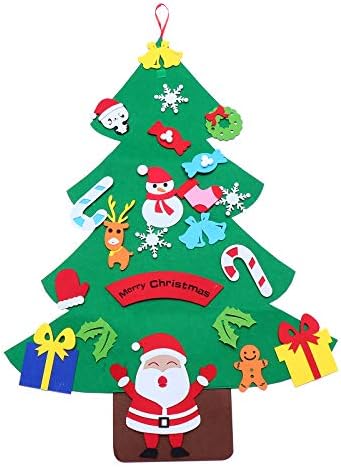 ABAODAM 1 PC Decoração de Natal de Natal Felt Felt Christmas Tree Supply Supply