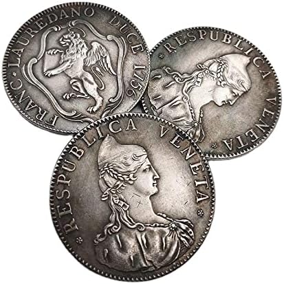 Italiano 1756 Crado de moedas Franc Lauedano Duce Comemorativo Coleção de Moedas Casas de Decoração Home Crafts Presentes
