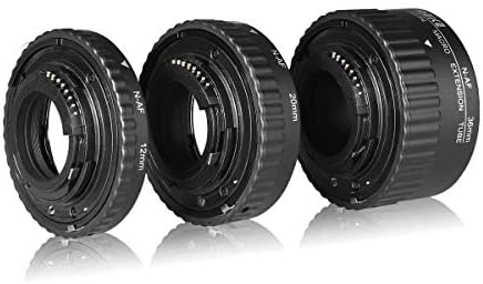 MEIKE MK-N-AF1-B Foco automático Tubo de extensão macro para Nikon DSLR Câmera 10mm 20mm 36mm D80 D90 D300 D300SD800 D3100 D3200 D3400 D5000 D51000 D5200 D7000 D7100 ECT （METAL BAYONET MONTAGE
