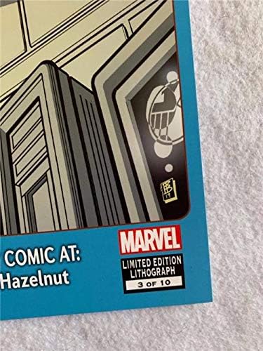 Marvel M&M 11x17 Promo Promo Promo SDCC 2019 Litografia de edição limitada 3 de 10