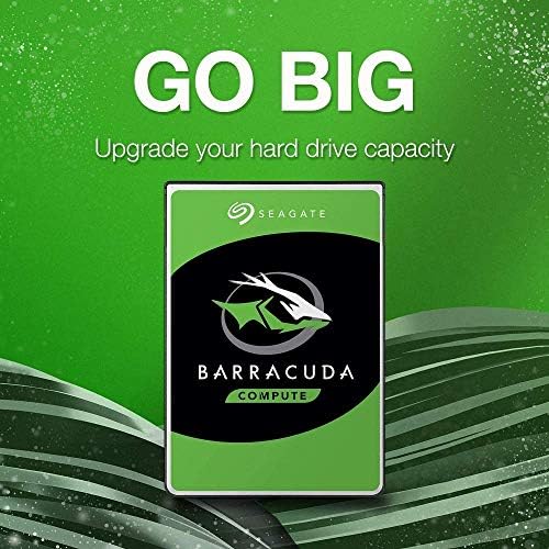Seagate Barracuda 2TB disco rígido interno HDD - 3,5 polegadas SATA 6GB/S 7200 rpm 256 MB de cache - embalagem livre de frustração